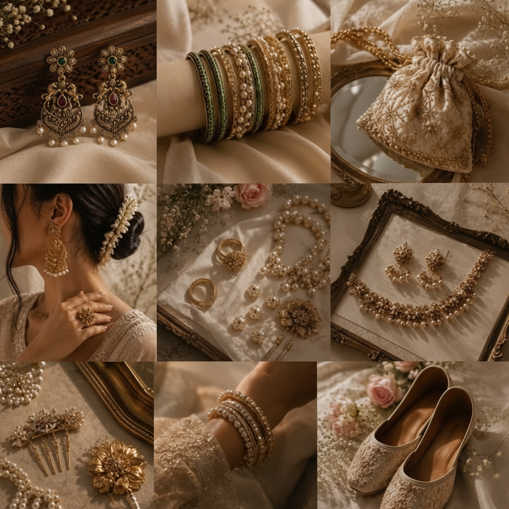 Indian Elegance Moodboard Grid