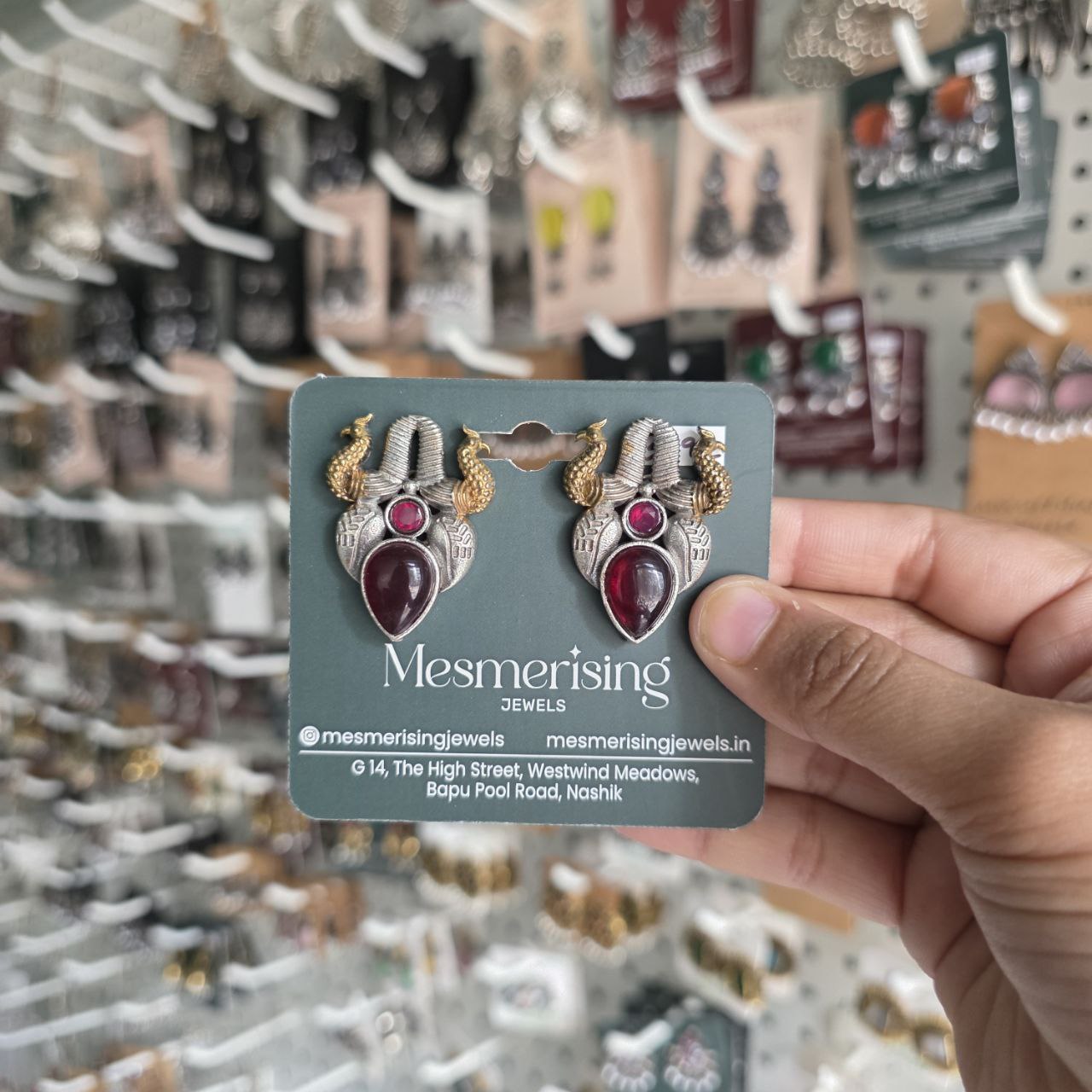 Kanchan Mor Earrings