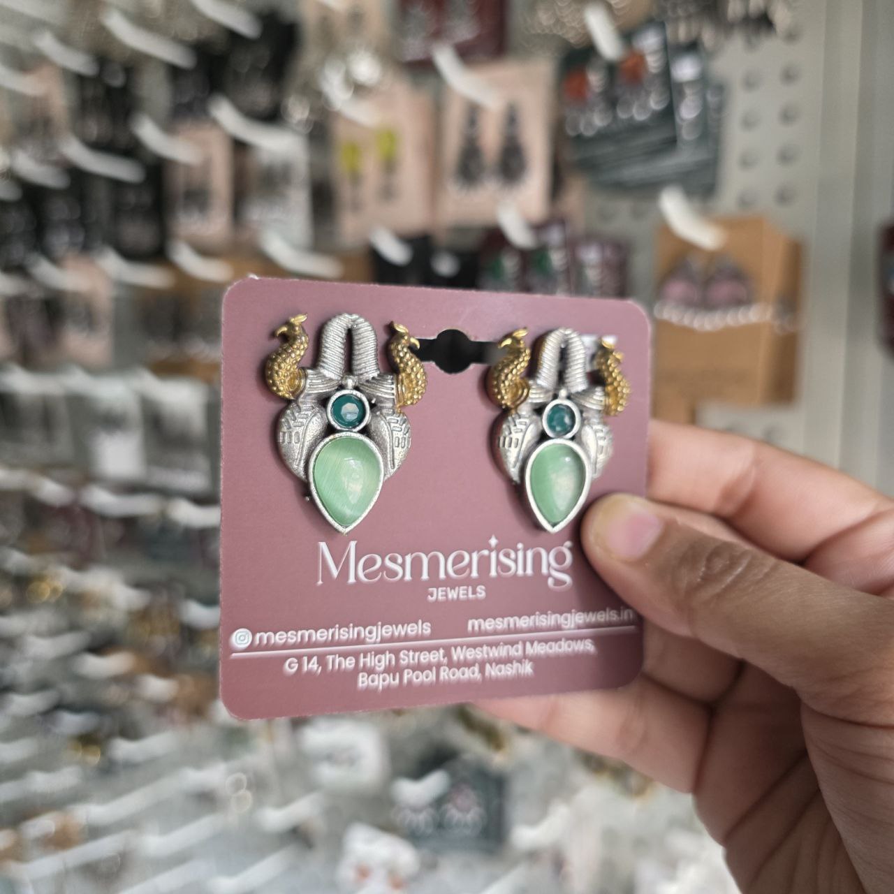 Kanchan Mor Earrings