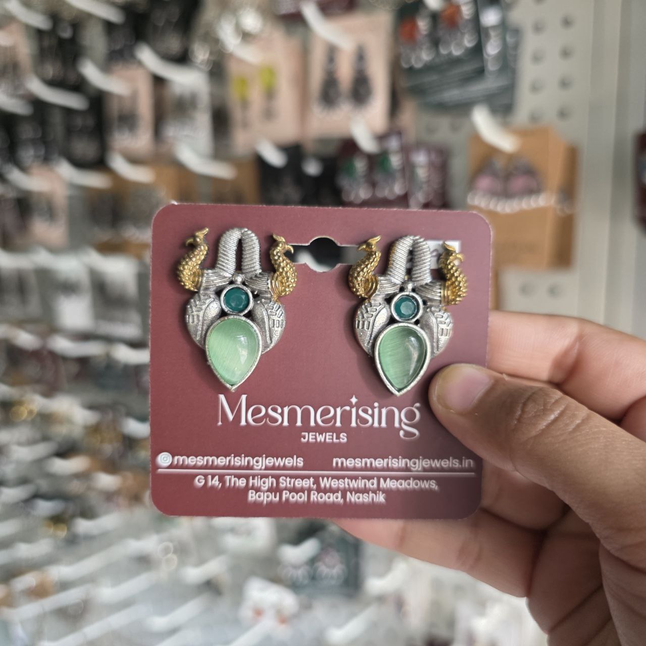 Kanchan Mor Earrings