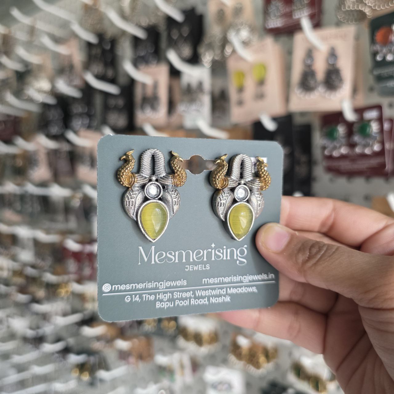 Kanchan Mor Earrings