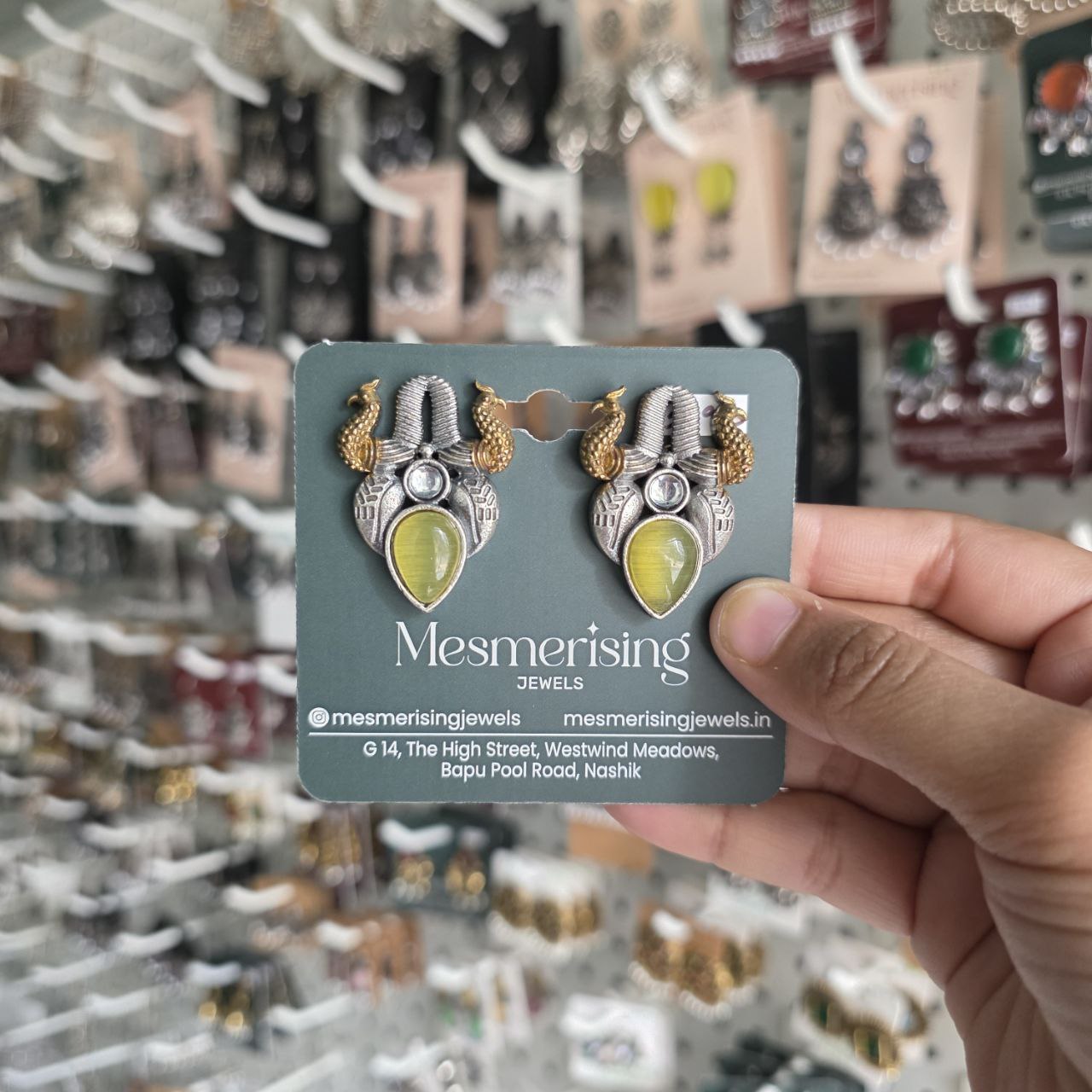 Kanchan Mor Earrings