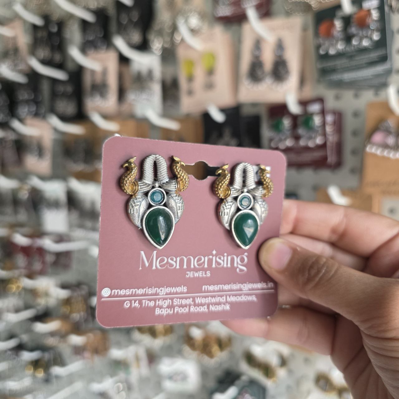 Kanchan Mor Earrings