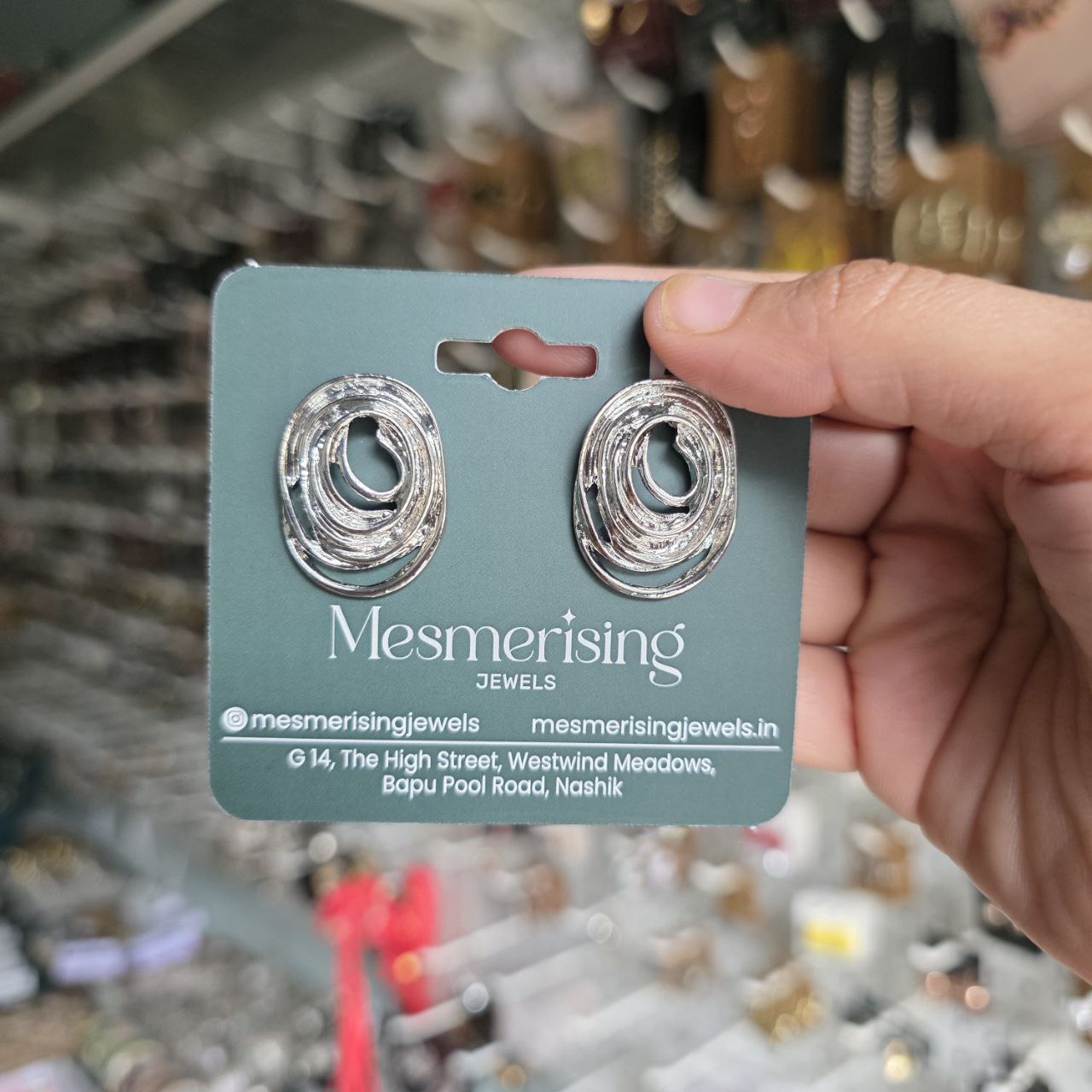 Chrome Earrings