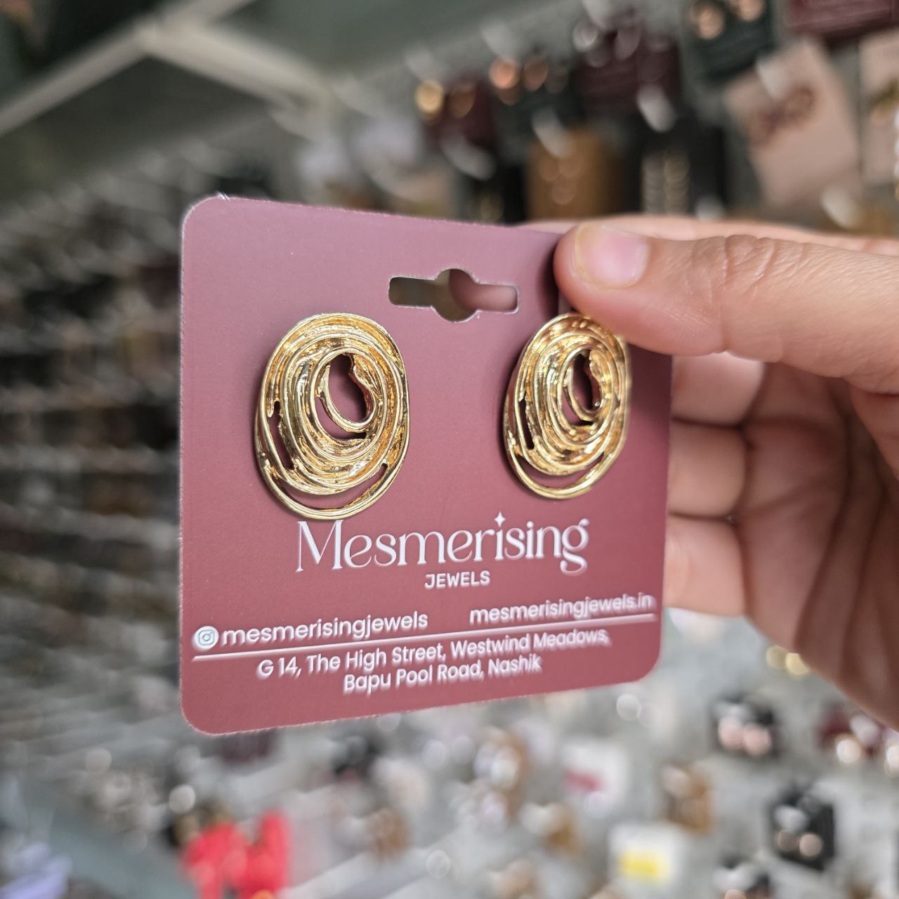 Chrome Earrings