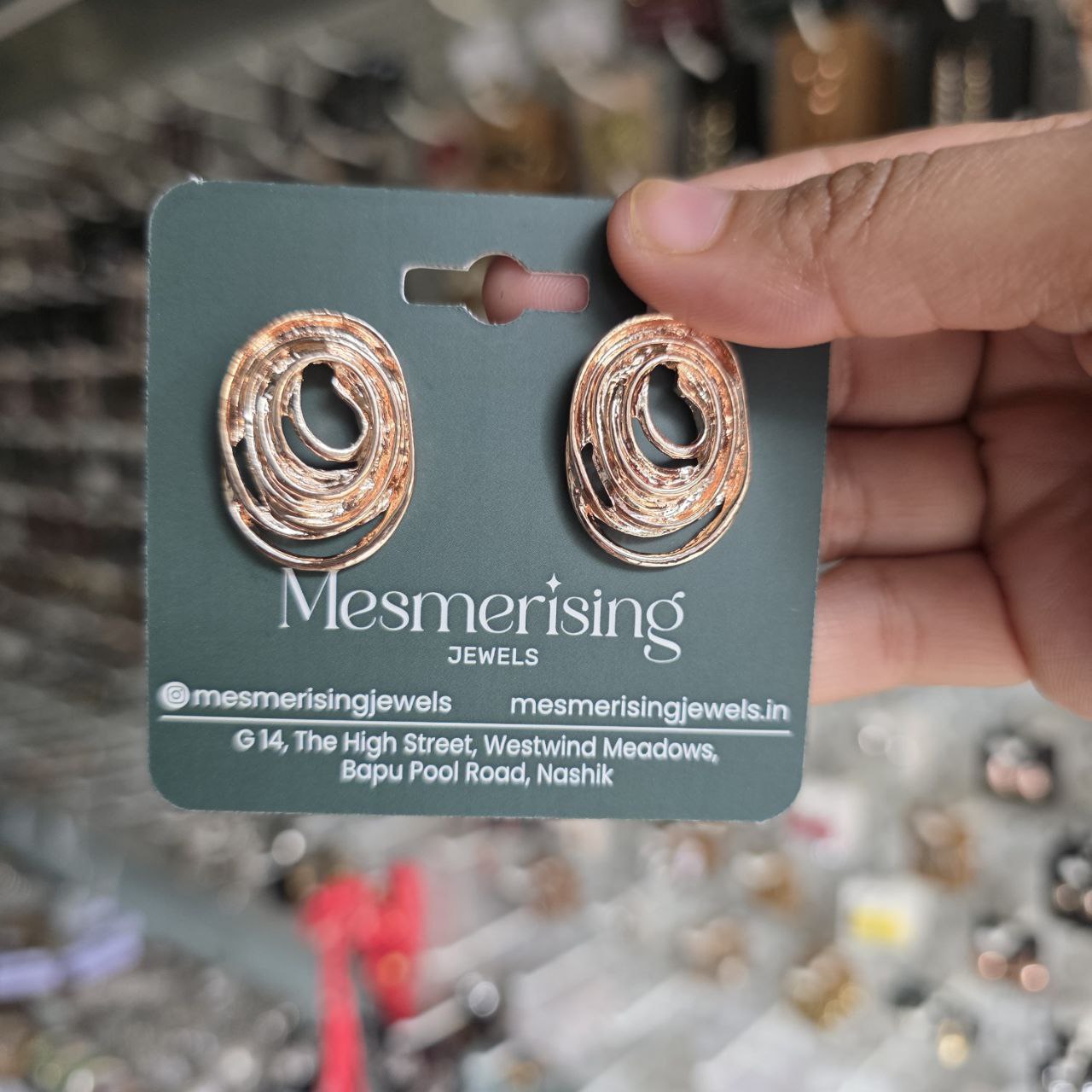 Chrome Earrings