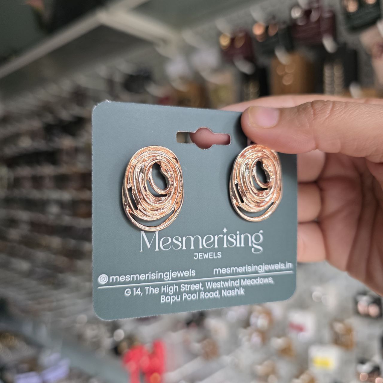 Chrome Earrings