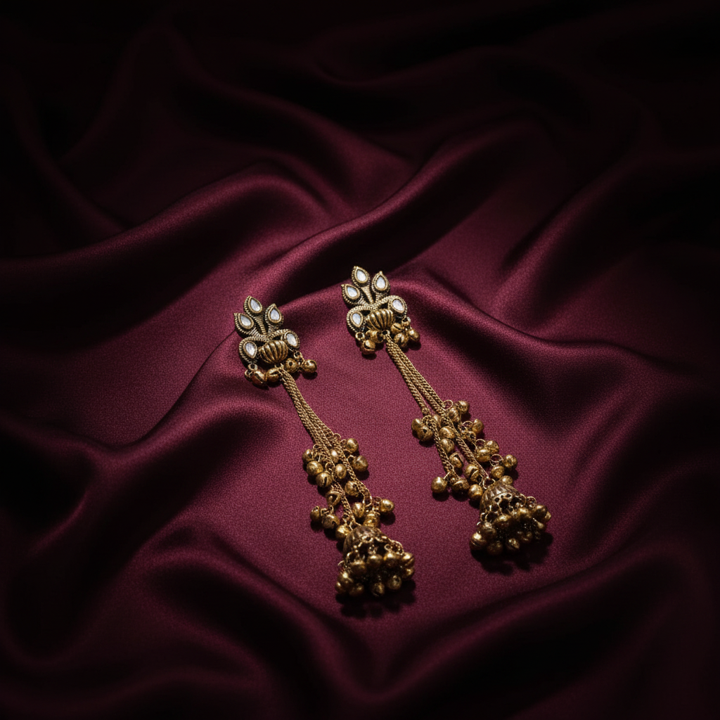 Nazaq Kashmiri Earrings