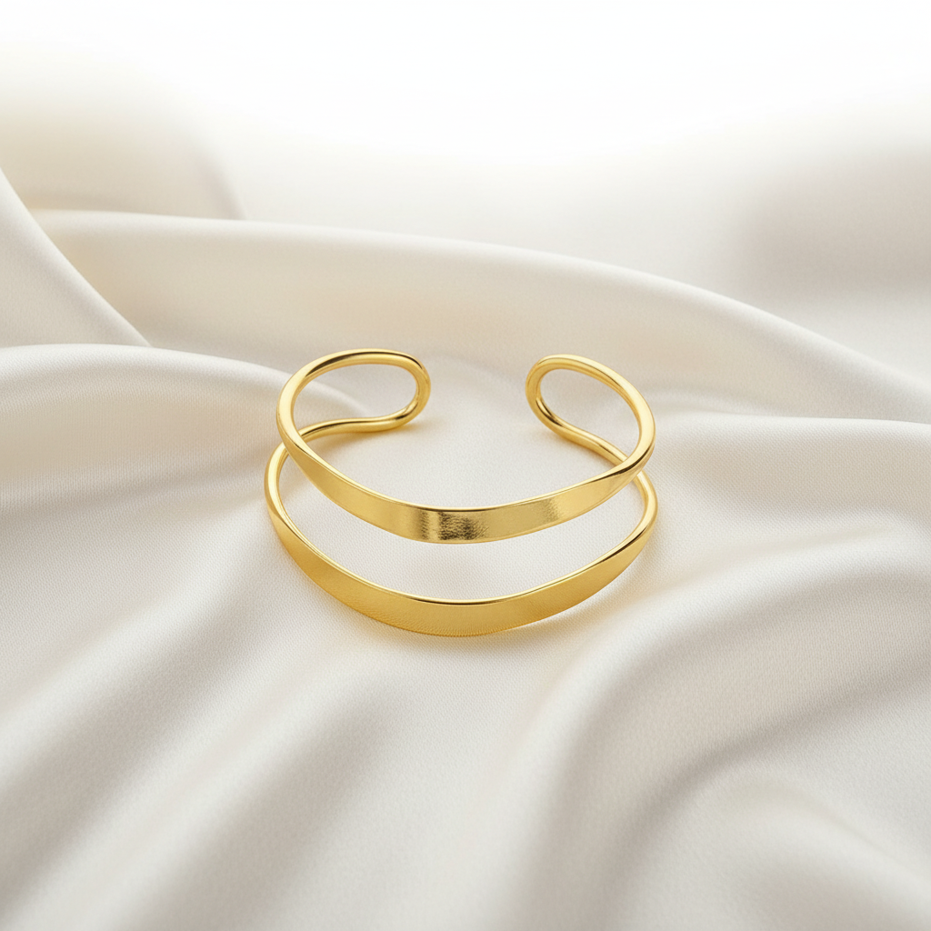 Adiva Brass Kada