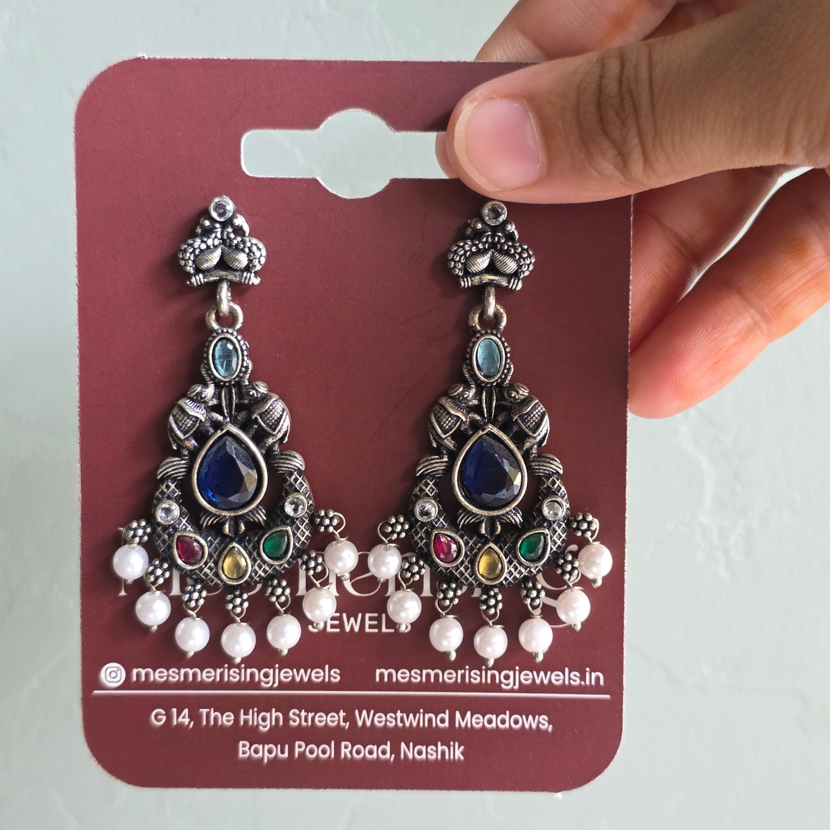 Kajra Earrings